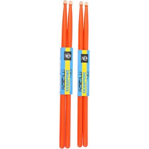 Happyyami 2 childrens drum stick Pairs 5a Drum Sticks Nylon Tip Drumsticks Maple Wood Drum Sticks Smooth Snare Drum Sticks for Kids Adults drum set sticks Drumsticks kids drum sticks