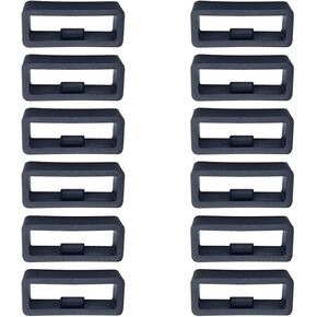 حامل حزام ساعة من السيليكون مقاس 22 مم متوافق مع حافظات ساعات Garmin Instinct (عبوة من 12 قطعة) حلقة حزام ساعة مطاطية لـ Forerunner 945/235 حلقة تثبيت بديلة in Kuwait