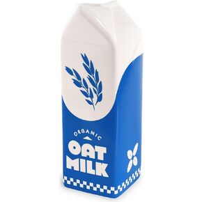 ban.do Vintage Inspired Rise and Shine Decorative Ceramic Vase, Unique Home/Kitchen/Office Accent, Oat Milk