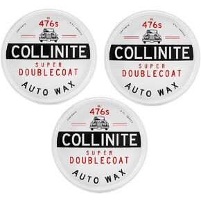 Collinite No. 476s Super DoubleCoat Paste Wax, 9 Fl Oz - 3 Pack