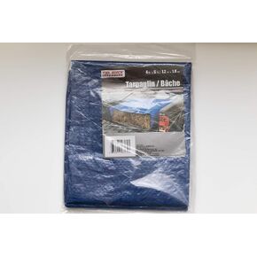 4' X 6' Blue Tarp Tarpaulin