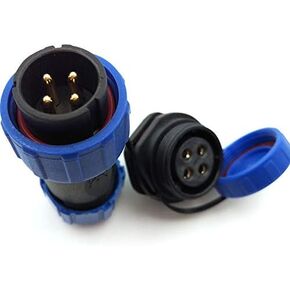 SP21 2Pin-12Pin Panel Mount Waterproof Connector IP67,Aviation Plug and Socket,Industrial Electrial Power Connector (3Pin)
