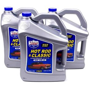 Lucas Oil 10683 Hot Rod & Classic Car SAE 10W-40 Motor Oil - 5 Quart (Pack of 3)