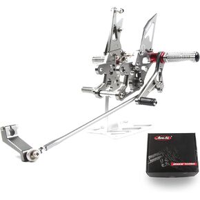 Arashi (Version 2.0) Rearsets for Yamaha YZF R1 2004 2005 2006 Motorcycle Accessories Adjustable Footrests Foot Peg Rear Sets Black 05 06