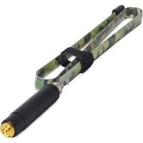 HYS 2-Way Radio SMA-Female Portable Antenna 31.5-Inch Dual Band UV VHF/UHF 144/430Mhz Camouflage Antennas for Kenwood Baofeng UV-82 BF-F8HP UV-5R WOUXUN KG-UVD1P KG-UV6D
