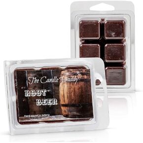 The Candle Daddy Root Beer Soda Scented Melt- Maximum Scent Wax Cubes/Melts- 1 Pack -2 Ounces- 6 Cubes