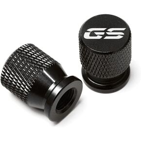 Motorcycle Accessories Wheel Tire Valve Cap Cover for BMW F850GS F 850 GS R1200GS R1250GS R 1200GS R1250 GS R 1250 GS LC ADV (Black)