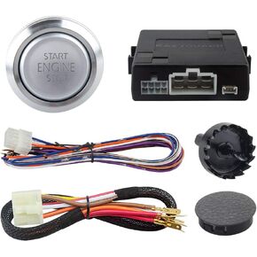 EASYGUARD ES002-P3 Push Engine Start button Module and keyless go System Compatible with car Alarm or keyless Entry System dc12v