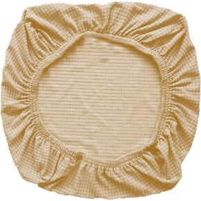 Sunnyway Stretchable Office Chair Cover Computer Chair Slipcover for Desk Chairs Seat Spandex Chair Seat Cover Machine Washable (Beige)