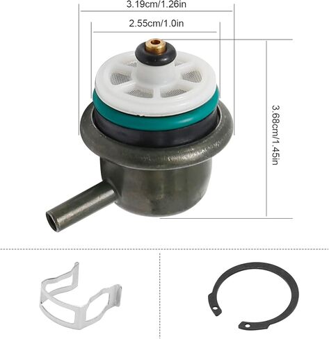 منظم ضغط حقن الوقود 3.5BAR مثبت على الجانب يتضمن حلقة مشبك FP10021 PR217 217-3073 PR203 in Saudi Arabia