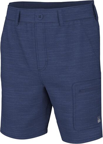 HUK Men's Next Level Pattern 7", Quick-Drying Fishing Shorts in Saudi Arabia