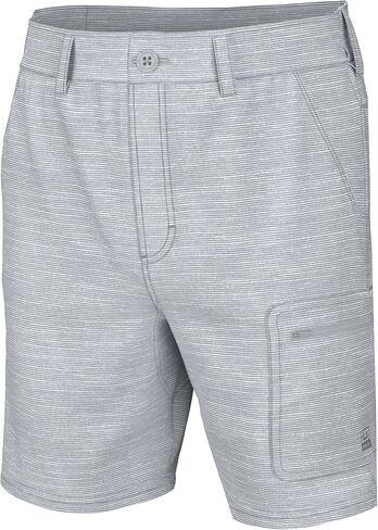 HUK Men's Next Level Pattern 7", Quick-Drying Fishing Shorts in Saudi Arabia