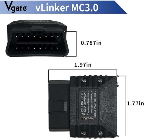Vgate obd2 vLinker MC Bluetooth3.0 obd2 أداة تشخيص الماسح الضوئي لنظامي Android وWindows in Saudi Arabia