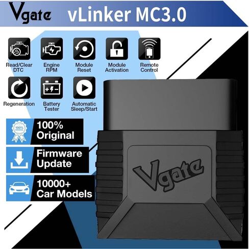 Vgate obd2 vLinker MC Bluetooth3.0 obd2 أداة تشخيص الماسح الضوئي لنظامي Android وWindows in Saudi Arabia