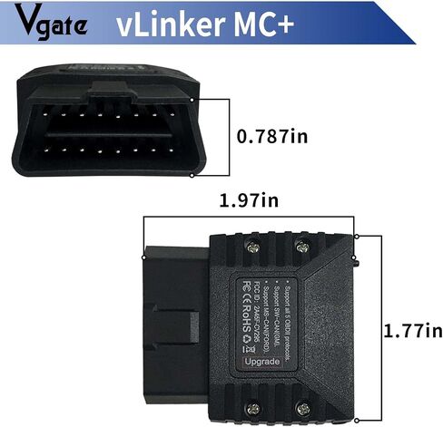 Vgate obd2 vLinker MC Bluetooth3.0 obd2 أداة تشخيص الماسح الضوئي لنظامي Android وWindows in Saudi Arabia