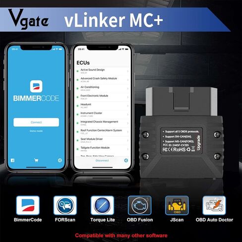 Vgate obd2 vLinker MC Bluetooth3.0 obd2 أداة تشخيص الماسح الضوئي لنظامي Android وWindows in Saudi Arabia
