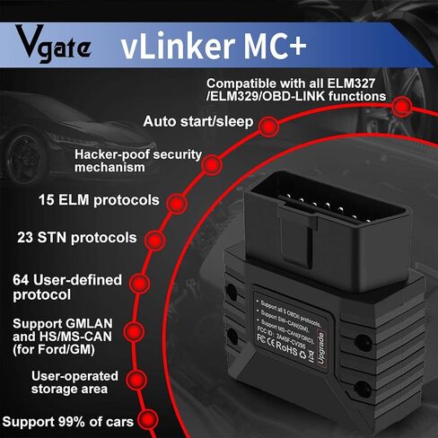 Vgate obd2 vLinker MC Bluetooth3.0 obd2 أداة تشخيص الماسح الضوئي لنظامي Android وWindows in Saudi Arabia
