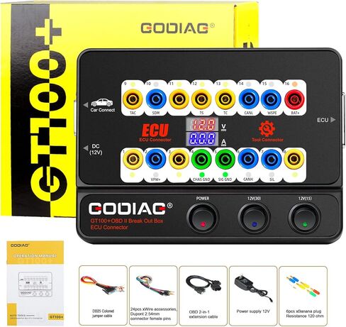 صندوق الاختراق obdii، godiag gt100+ obd can، صندوق الاختراق، كاشف بروتوكول obdii، أداة مقعد وحدة التحكم الإلكترونية in Kuwait