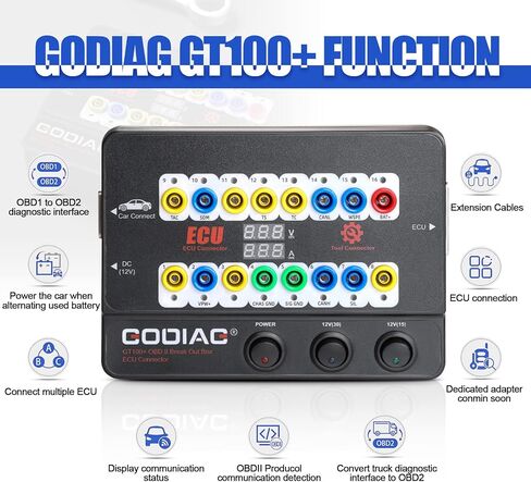 صندوق الاختراق obdii، godiag gt100+ obd can، صندوق الاختراق، كاشف بروتوكول obdii، أداة مقعد وحدة التحكم الإلكترونية in Kuwait
