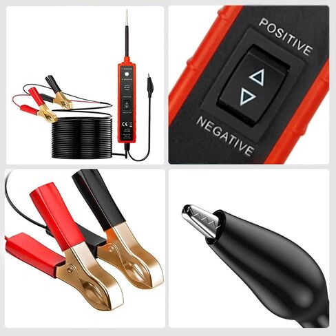 Automotive Power Circuit Probe Tester 6-24V Automobile Power Circuit Diagnostic Tool Short Circuit Tester, Auto Electrical System Diagnostic Cable Table Identification Continuity Tester in Saudi Arabia
