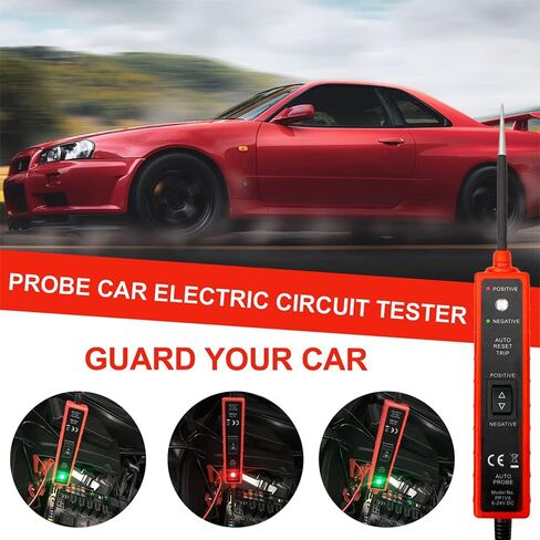 Automotive Power Circuit Probe Tester 6-24V Automobile Power Circuit Diagnostic Tool Short Circuit Tester, Auto Electrical System Diagnostic Cable Table Identification Continuity Tester in Saudi Arabia