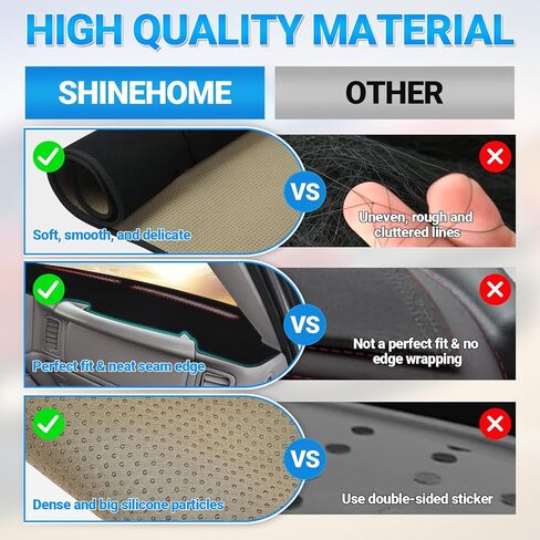 غطاء لوحة القيادة داش مات متوافق مع 2015 2016 2017 2018 2019 2020 Ford F150 داش يغطي ملحقات لوحة القيادة الداخلية غطاء حماية in Kuwait