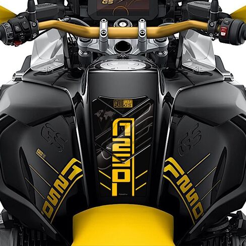 شارات حماية لخزان الغاز للدراجات النارية تناسب BMW R1250GS Adventure Triple Black 2020 Up in Kuwait