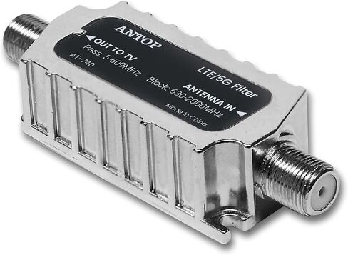 مرشح LTE لهوائي التلفزيون - مرشحات إشارة 4G 5G LTE لتقليل التداخل والتقطيع لاستقبال واضح - مرشح هوائي التلفزيون (AT-740) in Kuwait