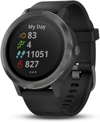 Fastener Ring for Garmin Vivoactive 3/Vivoactive 5/Forerunner 645 245/Venu,Venu2,Venu Sq/Vivomove,Vivomove HR,Vivomove 3/Fenix 6S Fenix 5S Bands 6Pack Silicone Connector Security Loop Holder, Black in Kuwait