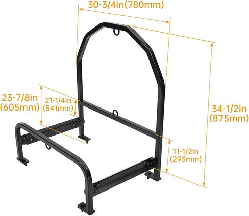 KUAFU Semi Truck Spare Tire Carrier Spare Tire Rack Adjustable Universal Rim Holder in Saudi Arabia