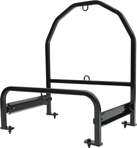 KUAFU Semi Truck Spare Tire Carrier Spare Tire Rack Adjustable Universal Rim Holder in Saudi Arabia