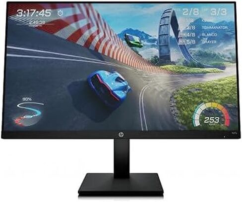 HP 27-inch QHD Gaming with Tilt/Height Adjustment with AMD FreeSync Premium Technology (X27q, 2021 Model) (Renewed), Black in Saudi Arabia