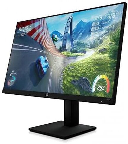HP 27-inch QHD Gaming with Tilt/Height Adjustment with AMD FreeSync Premium Technology (X27q, 2021 Model) (Renewed), Black in Saudi Arabia