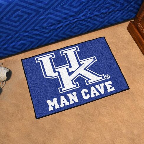 سجادة FANMATS 14652 Kentucky Wildcats Man Cave Starter Mat - 19 بوصة. × 30 بوصة. | سجادة ديكور المنزل لمحبي الرياضة وبساط خلفي in Saudi Arabia