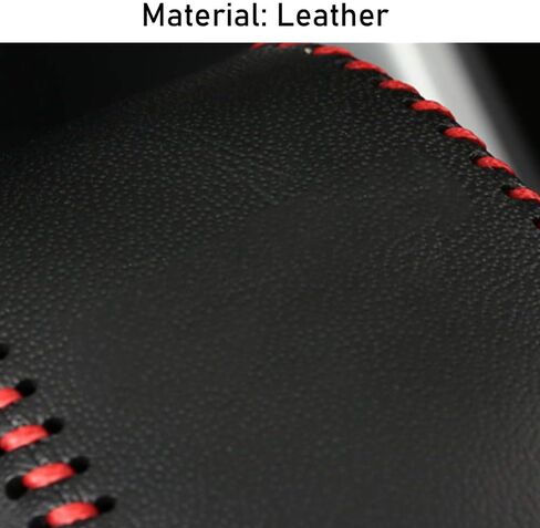 XITER for Genuine Leather Gear Shift Knob Cover Car Protect Accessories Case for Toyota RAV4 2019-2024 Highlander 2020-2024 (BLACK) in Kuwait