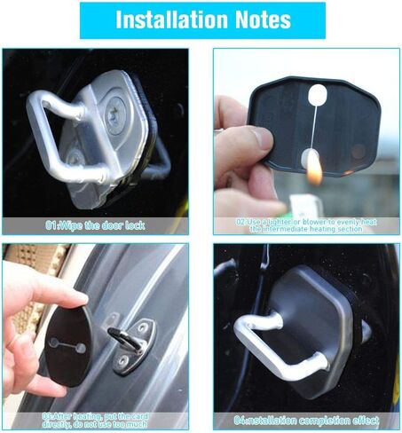 Voodonala Door Lock Covers Protection Trim for Jeep Wrangler JK JKU 2007-2018, for Jeep Grand Cherokee, for Dodge Chrysler, Black, 5PACK in Saudi Arabia
