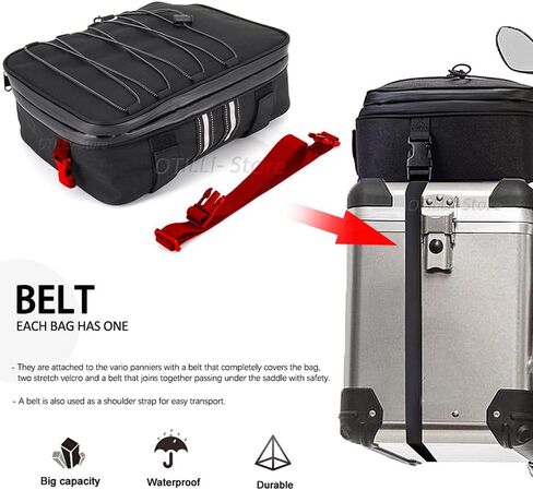 Motorcycle Top Case Waterproof Bags For BMW F800 850GS R1150GS ADV F900R XR K1600B K1600GT/L G310GS R1200 1250 RT S1000XR top bag luggage (1 top bag) in Saudi Arabia