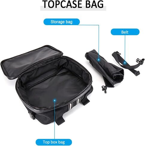 Motorcycle Top Case Waterproof Bags For BMW F800 850GS R1150GS ADV F900R XR K1600B K1600GT/L G310GS R1200 1250 RT S1000XR top bag luggage (1 top bag) in Saudi Arabia