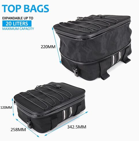 Motorcycle Top Case Waterproof Bags For BMW F800 850GS R1150GS ADV F900R XR K1600B K1600GT/L G310GS R1200 1250 RT S1000XR top bag luggage (1 top bag) in Saudi Arabia