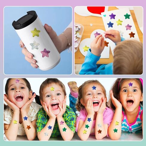 ملصقات النجوم، ملصقات نجمة ذهبية مقاس 1 بوصة، ملصقات نجوم لمكافأة الأطفال، 500 قطعة من الملصقات المجسمة، ملصقات تصنيف النجوم، ملصقات نجوم لامعة، ملصقات نجوم من رقائق معدنية لمستلزمات مدرسي الفصول المدرسية in Kuwait