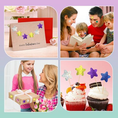 ملصقات النجوم، ملصقات نجمة ذهبية مقاس 1 بوصة، ملصقات نجوم لمكافأة الأطفال، 500 قطعة من الملصقات المجسمة، ملصقات تصنيف النجوم، ملصقات نجوم لامعة، ملصقات نجوم من رقائق معدنية لمستلزمات مدرسي الفصول المدرسية in Kuwait