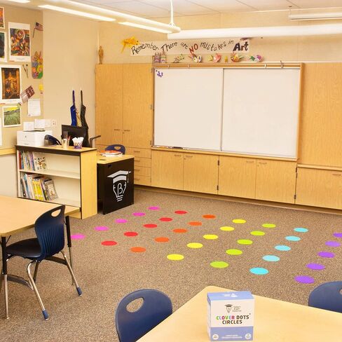 7 inch Large Carpet Spot Circles, 35 Sitting Markers per Pack for Teachers and Children in Kindergarten and Preschool Classrooms, 7 Bright Colors in Saudi Arabia