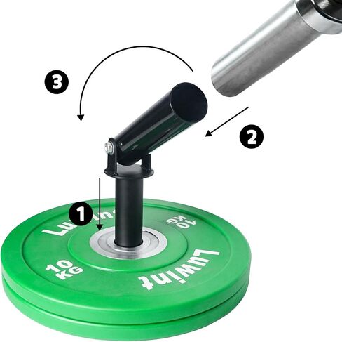 ملحقات Luwint Landmine للقضبان الأولمبية، ملحق صف T، مقبض فولاذي صلب للتمرين في صالة الألعاب الرياضية المنزلية in Kuwait