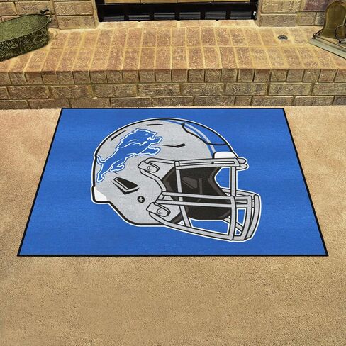FANMATS 5739 Detroit Lions All-Star Rug - 34 in. x 42.5 in. Sports Fan Area Rug, Home Decor Rug and Tailgating Mat in Saudi Arabia