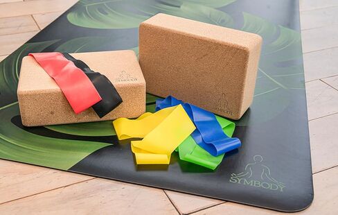 مجموعة أربطة مقاومة للرجال والنساء، 5 أربطة تدريب مختلفة لمستويات القوة، معدات لياقة بدنية للتدريب في المنزل، تمدد الجسم وتدريب العضلات - تتضمن حقيبة حمل (مجموعة من خمسة) in Kuwait