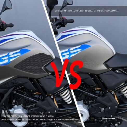 وسادة خزان وقود الدراجة النارية لـ G310 GS، ملصقات حماية خزان مضادة للانزلاق بمقبض الركبة وسادة تثبيت متوافقة مع G310 GS G 310GS in Kuwait