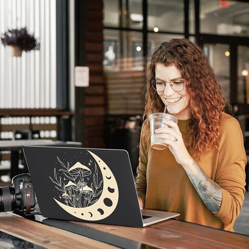 Watbro متوافق مع حقيبة الكمبيوتر المحمول MacBook Air 13 بوصة 2020 2019 2018 إصدار A2179 M1 A2337 A1932، حافظة واقية من البلاستيك الصلب مع غطاء لوحة المفاتيح، طباعة فنية على شكل فراشة in Kuwait