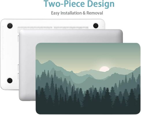 LanBaiLan Case Compatible with MacBook Air 15 inch M2 Chip 2023 Release with Liquid Retina Display Touch ID, Model A2941, Laptop Plastic Hard Shell Protective Case & Keyboard Cover, Paint Flower in Kuwait