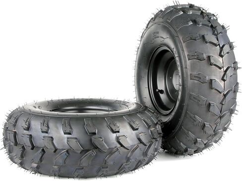 عجلات 19X7-8، إطارات 19X7-8 بدون أنابيب لإطارات Kazuma Quad ATV Go Kart UTV 200CC للطرق الوعرة 4 فتحات مجموعة من 2 in Kuwait