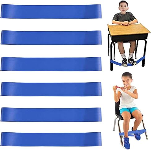 أربطة كرسي للأطفال ذوي الأقدام المتململة، مقاعد بديلة في الفصول الدراسية، للأطفال الذين يعانون من اضطراب فرط الحركة ونقص الانتباه الحسي، إضافة إلى التوحد والاحتياجات الحسية، وصلابة جيدة المرونة in Kuwait